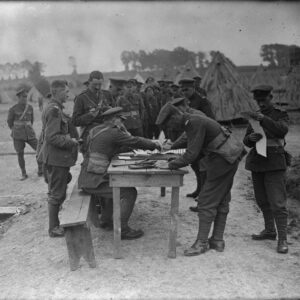Alberta elections 5th battalion recording their votes