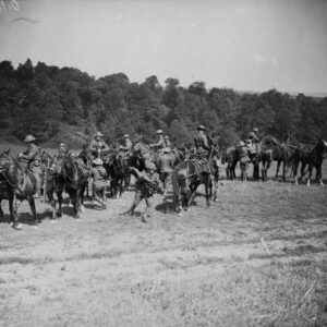 Canadian Cavalry MG Section in training