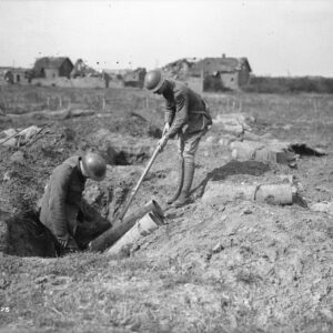 Gas Projector used by Canadian troops during an advance on the adjacent town of Lens